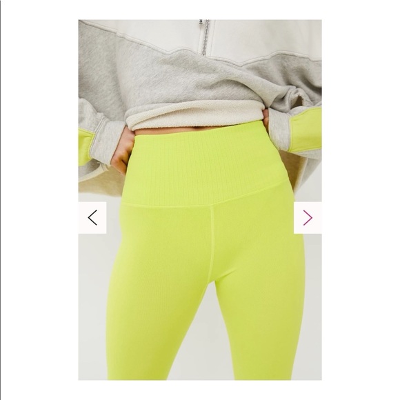 COPY - Free People Leggings. Color Margarita. Size X-Small. - Picture 4 of 7